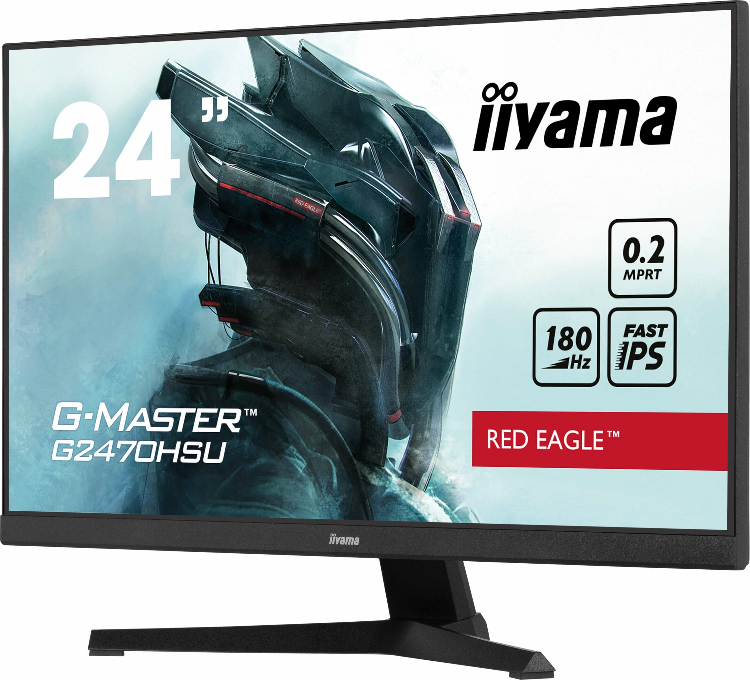 Monitor Iiyama 60.5cm 24" G2470hsu-B6 16:9 Hdmi+Dp+Usb Ips Bl.