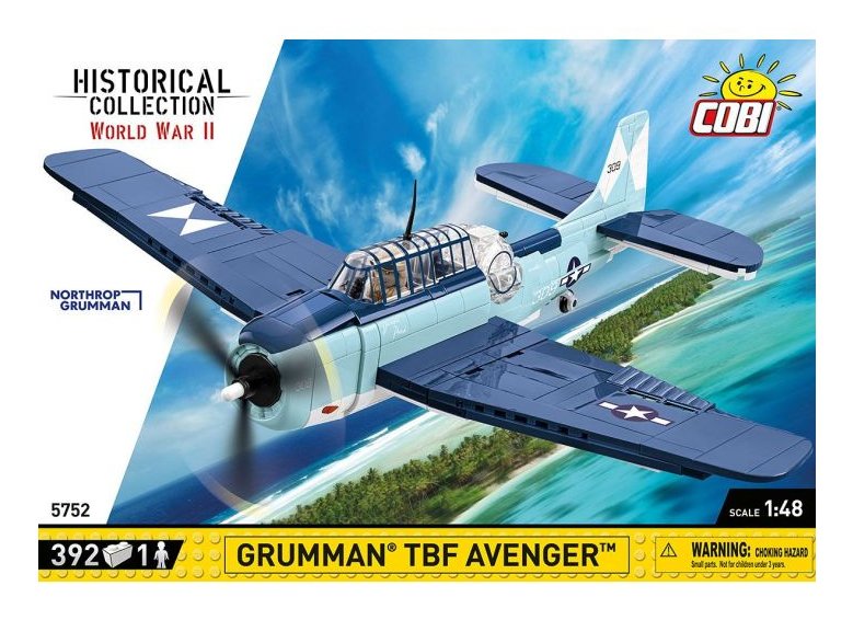 Cobi Grumman Tbf Avenger, Juguete De Construcción Cobi-5752