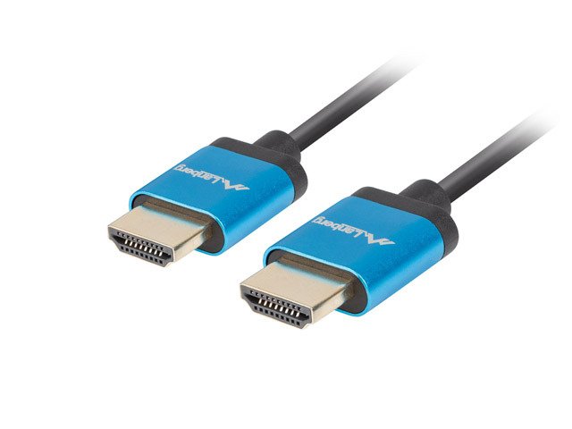 EAN 5901969424379 - Lanberg CA-HDMI-22CU-0018-BK cable HDMI 1,8 m HDMI tipo A (Estándar) Negro, Azul imagen 2