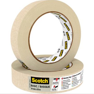 EAN 4054596730007 - 3M Scotch Abdeckband - Basic Cinta de pintor multiusos Apto para uso en interior Beige imagen 2