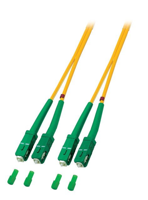 Efb Duplex Cable De Red Sc Apc-Sc Apc Os2 G652d 3m Lszh 3mm Gelb