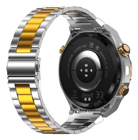 EAN 6931548325802 - Blackview W90 Pro 3,63 cm (1.43") AMOLED 48.6 mm Digital 466 x 466 Pixeles Pantalla táctil Oro, Plata GPS imagen 4