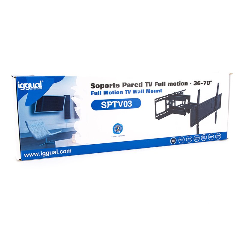 EAN 8435364314654 - iggual SPTV03 177,8 cm (70") Negro imagen 3