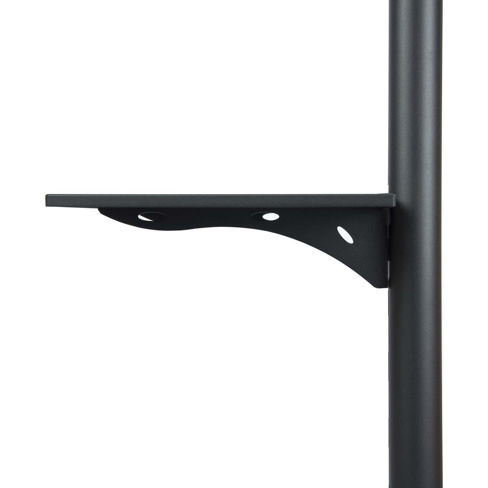 Tooq Soporte De Pantalla De Suelo Con Ruedas 37"-70" - Bloqueo De Ruedas - Dos Estantes - Peso Max 50kg - Vesa