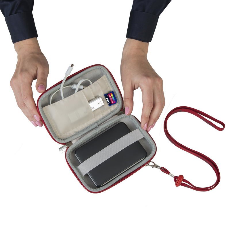 Rivacase 9101 Hdd Case 2.5 Red