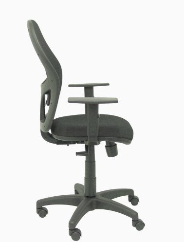 Silla Alocén Malla Negra Asiento Bali Negro Brazo