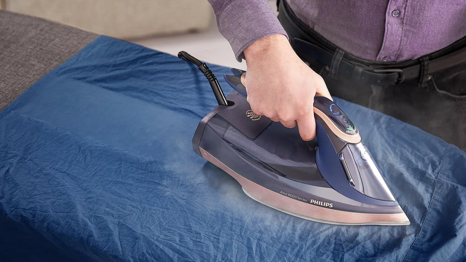 EAN 8720389004681 - Philips DST8050/20 plancha Plancha a vapor Suela SteamGlide Elite 3000 W Azul imagen 16