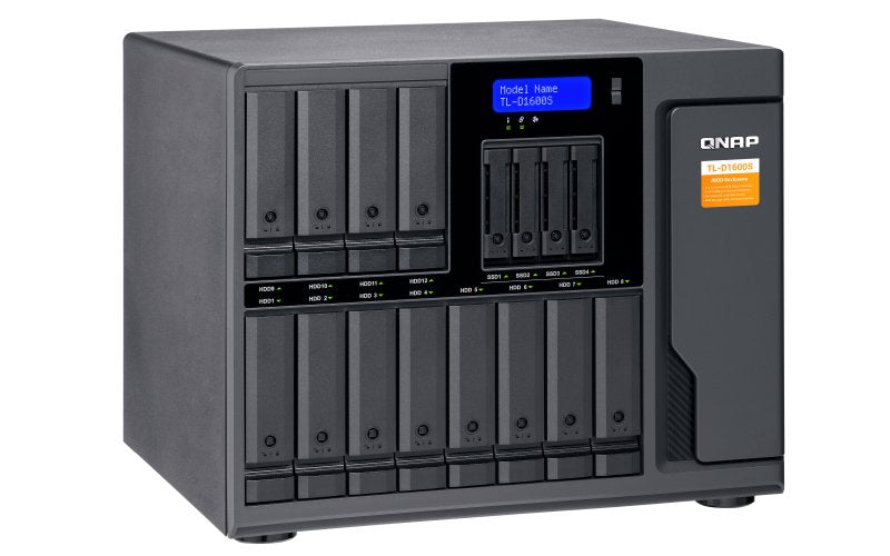 Qnap Unidad De Expansion Nas Tl-D1600s 12x 3.5" + 4x 2.5" Sata, 4x Sff-8088, 303.8x369.9x319.8 Mm