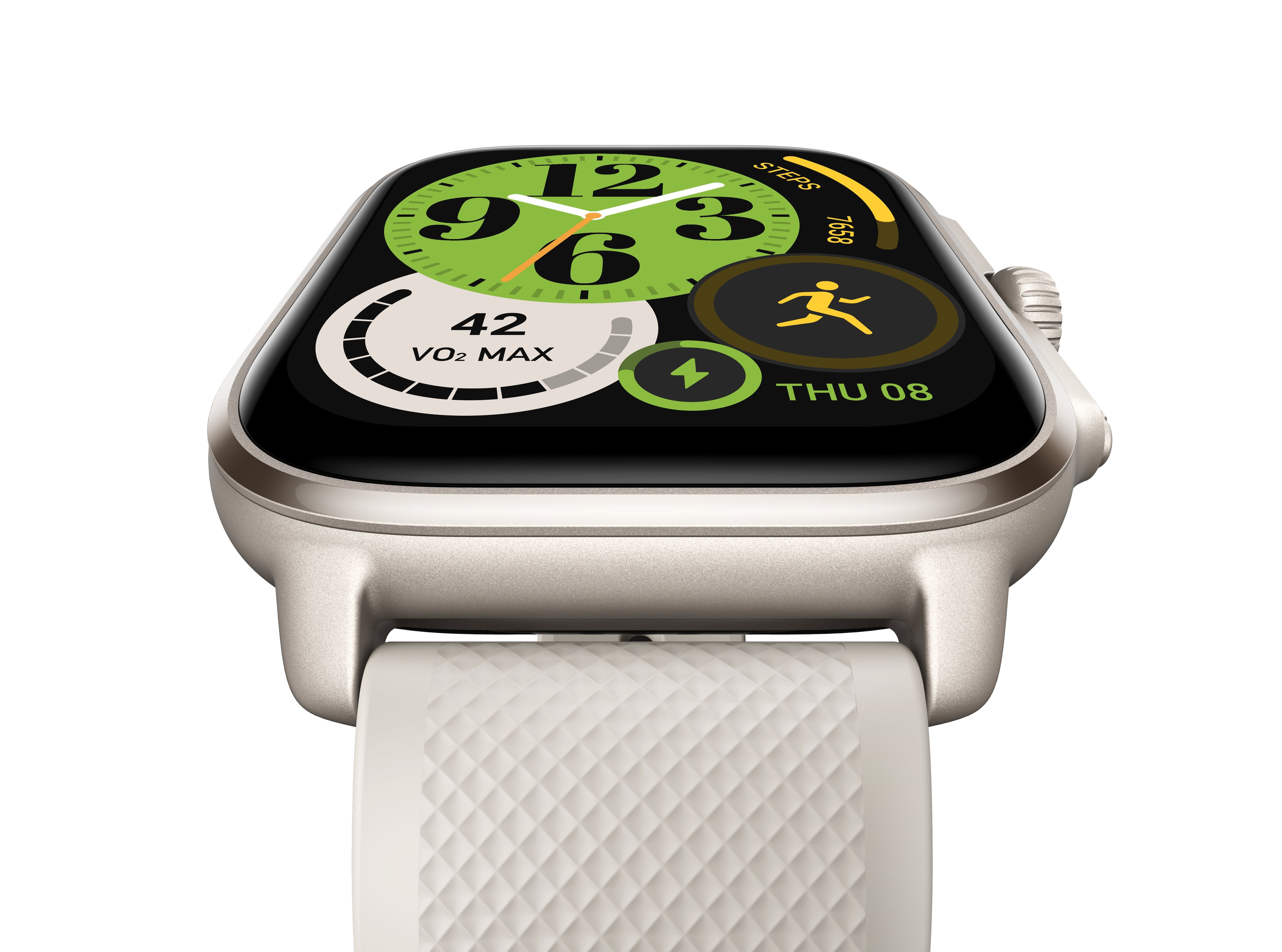 EAN 6972596106715 - Amazfit Cheetah 4,45 cm (1.75") AMOLED Digital 390 x 450 Pixeles Pantalla táctil Blanco GPS (satélite) imagen 4