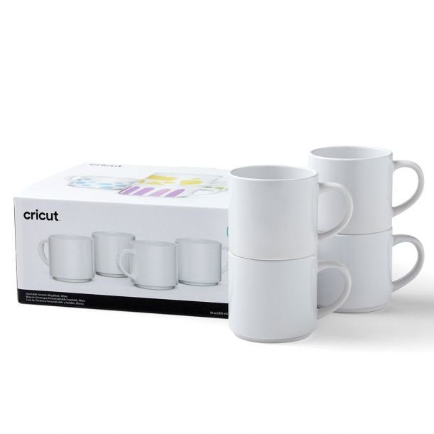 Tazas Cricut (2009392) 300 Ml 4 Tazas Blanco