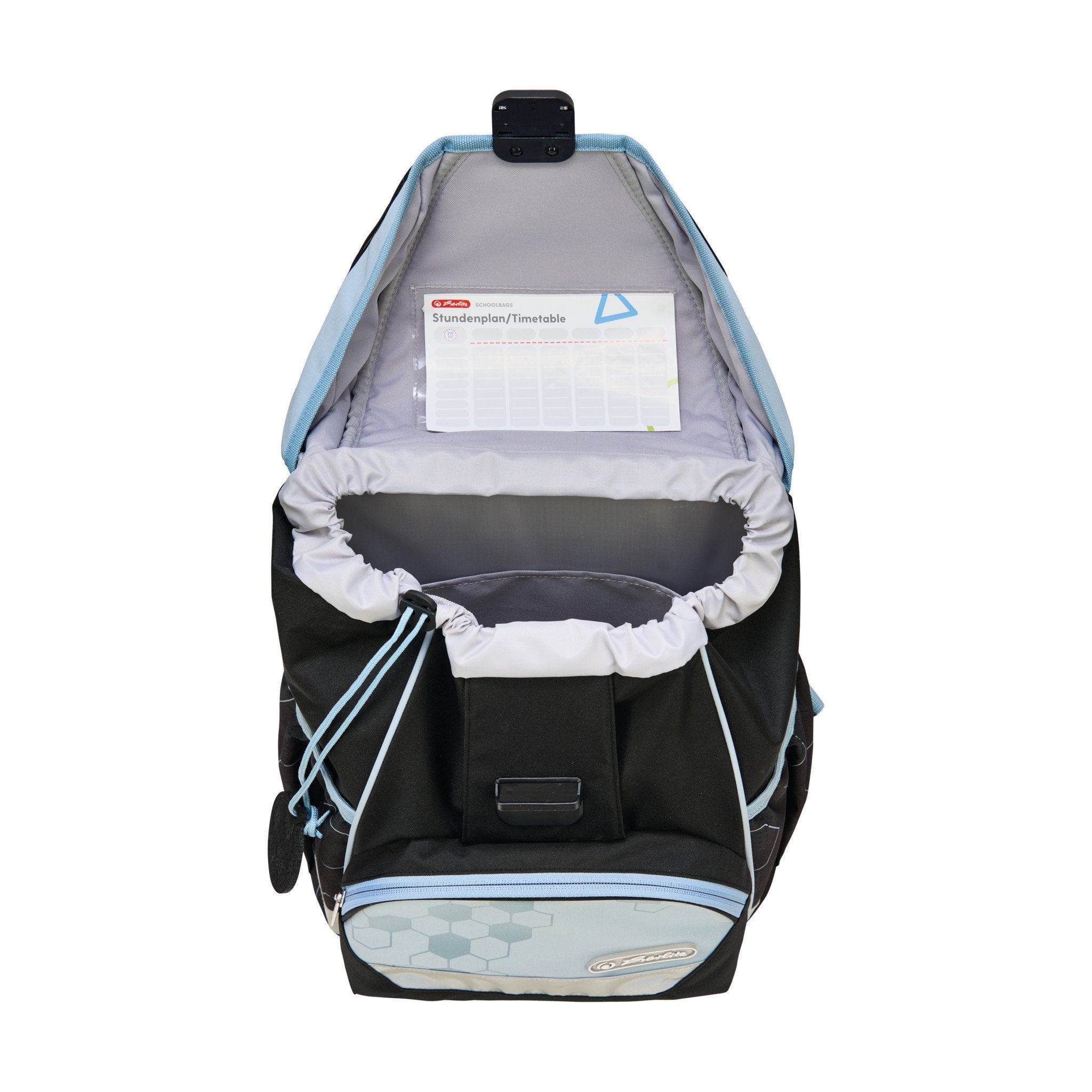 EAN 4008110396460 - Herlitz UltraLight XL Plus Cyber Soccer juego de mochila escolar Niño Poliéster Azul, Azul oscuro imagen 7