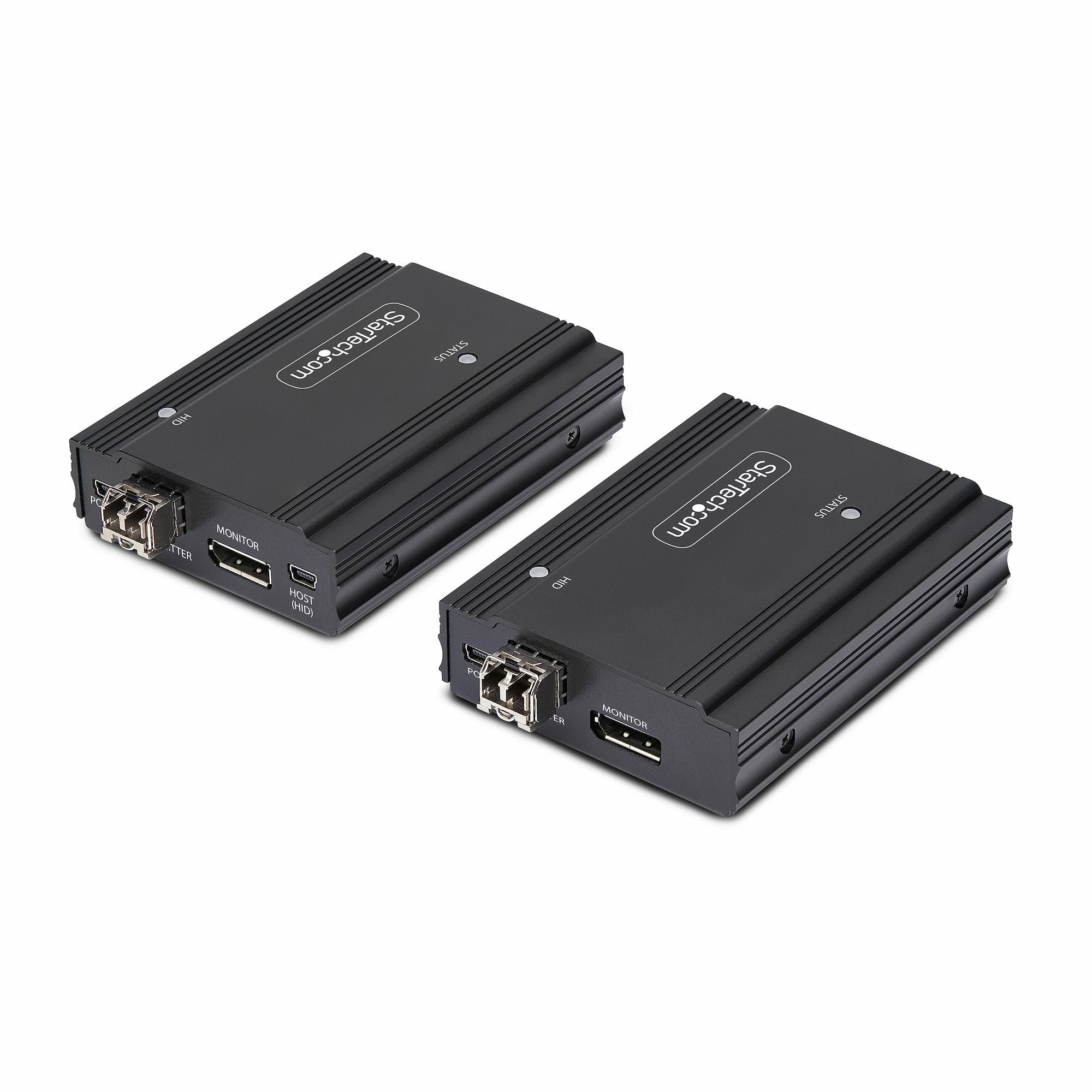 Startech.Com Displayport Kvm Extender Uber Glasfaser 4k60hz Konsolen-Extender 300m Multimode 4k Kvm Verlngerung Lwl