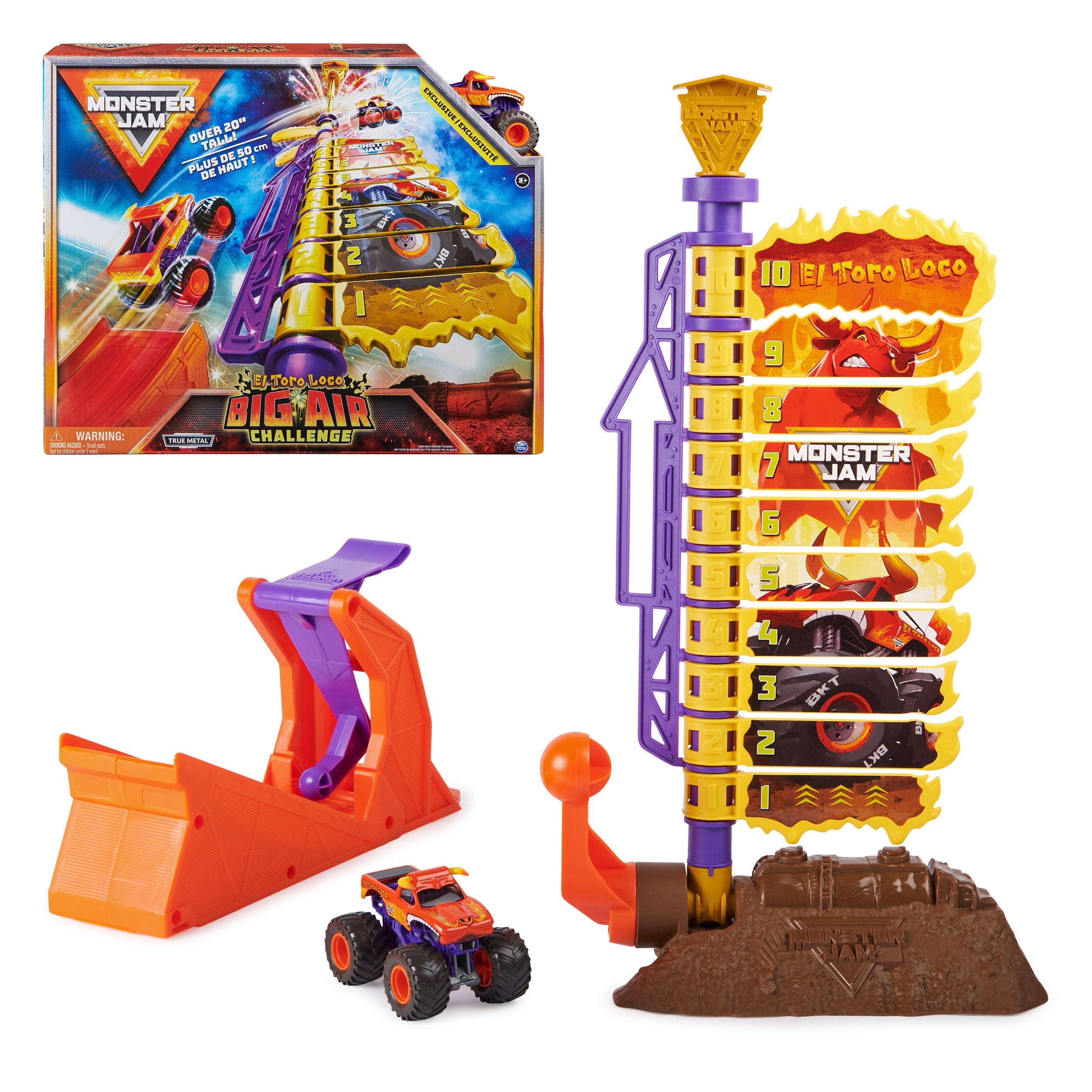 EAN 0778988553657 - Monster Jam MNJ VHP 1t64 ETL BigAirChallengePlst GML imagen 1