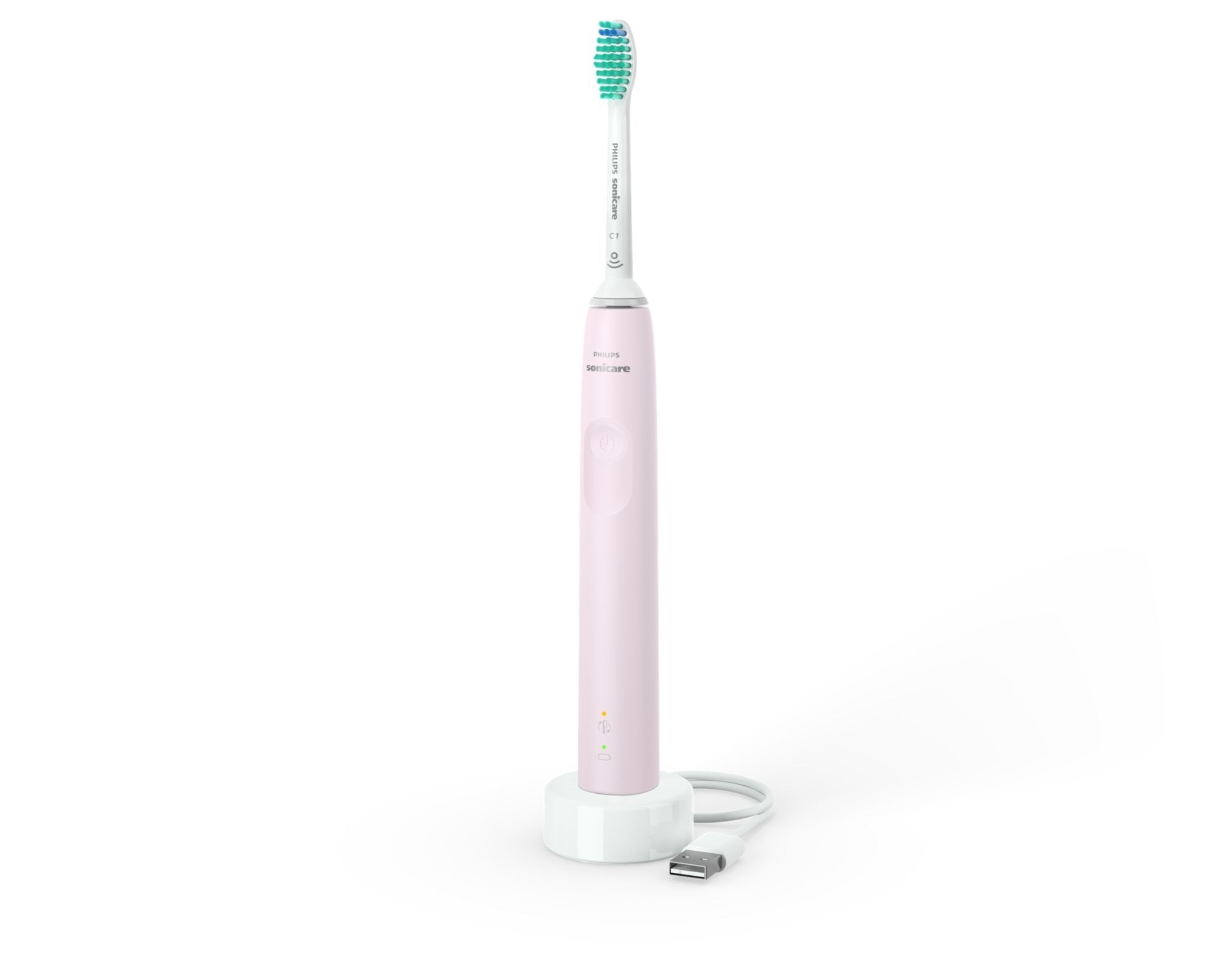 EAN 8710103985563 - Philips 3100 series HX3671/11 cepillo eléctrico para dientes Adulto Cepillo dental sónico Rosa, Blanco imagen 1