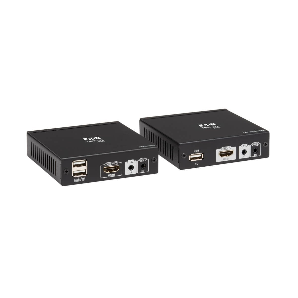 Eaton Tripp Lite Hdmi Hdbaset Kvm Console Extender Over Cat6 2 Usb Ports Ir 4k 30 Hz (130 Ft.) 1080p (230 Ft.)