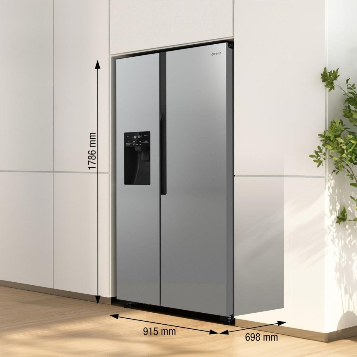 EAN 3838782837012 - Gorenje NRR9185ESXL nevera puerta lado a lado Independiente 566 L Gris imagen 2