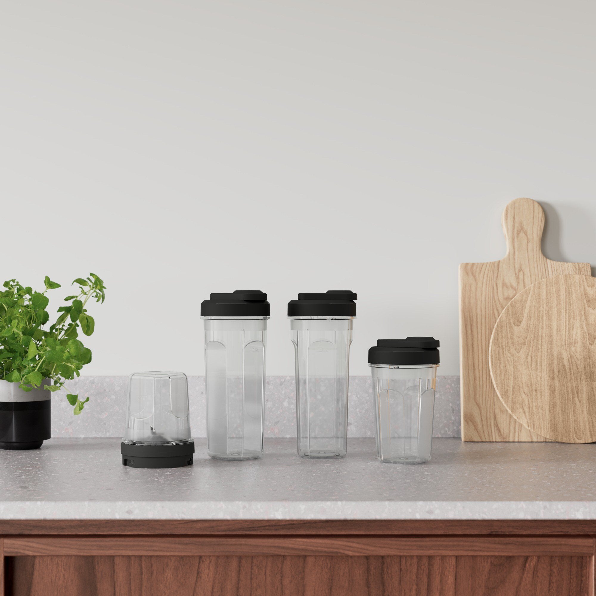 Batidora De Vaso Electrolux E4cb1-6st 1 L 350 W Negro, Acero Inoxidable, Transparente