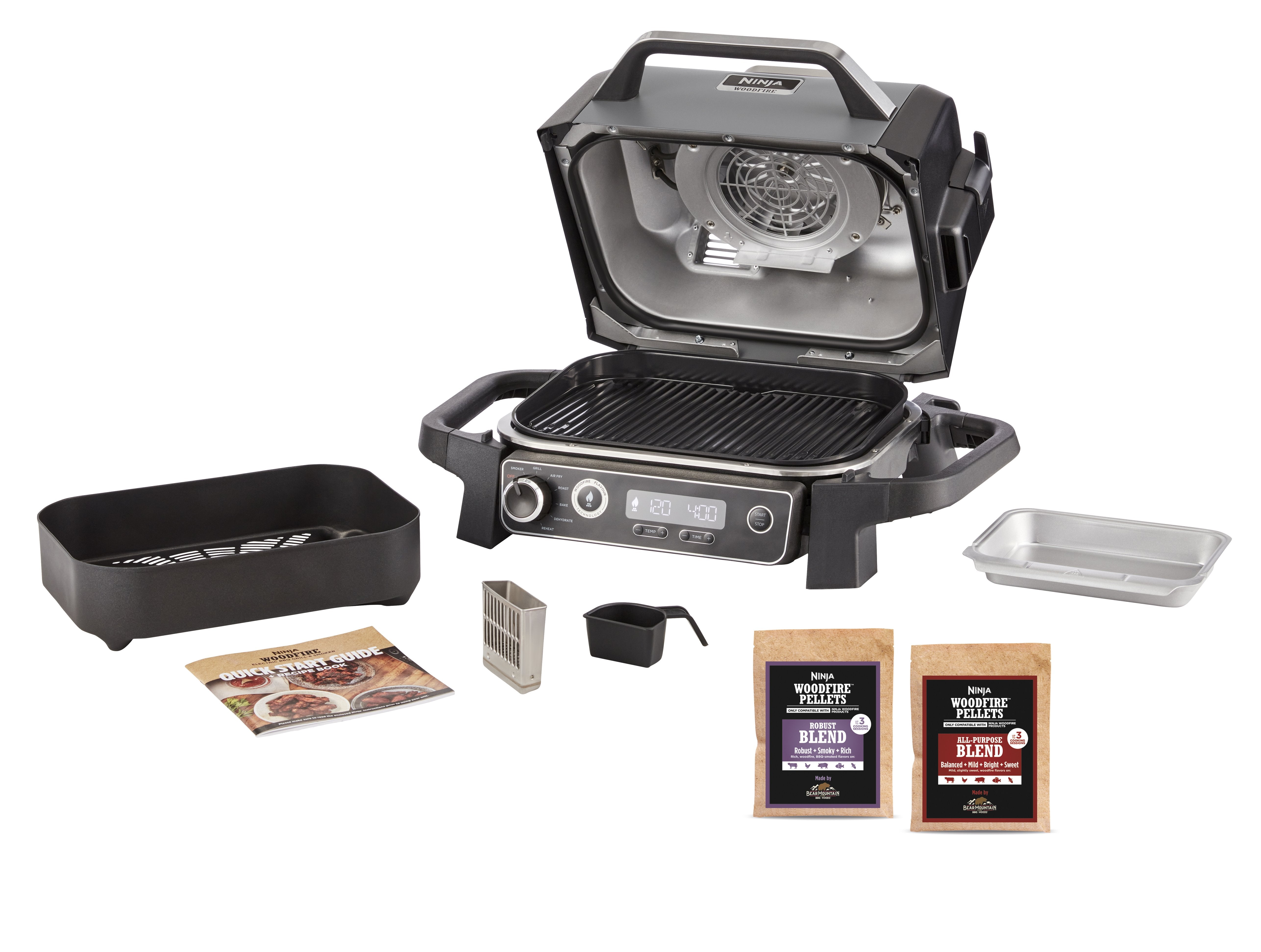 EAN 0622356268240 - Ninja Woodfire Outdoor Grill parrilla eléctrica de contacto imagen 5