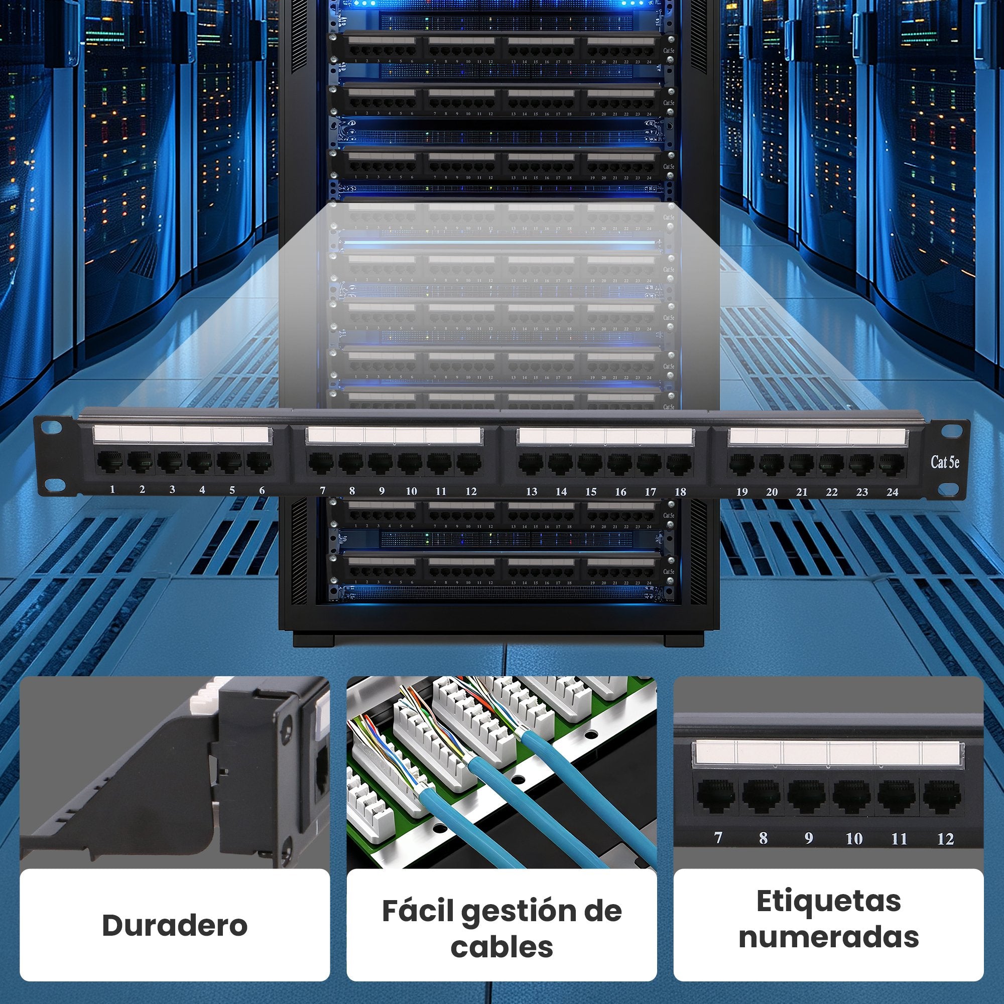 EAN 5902560369809 - Extralink EX.9809 panel de parcheo 1U imagen 15