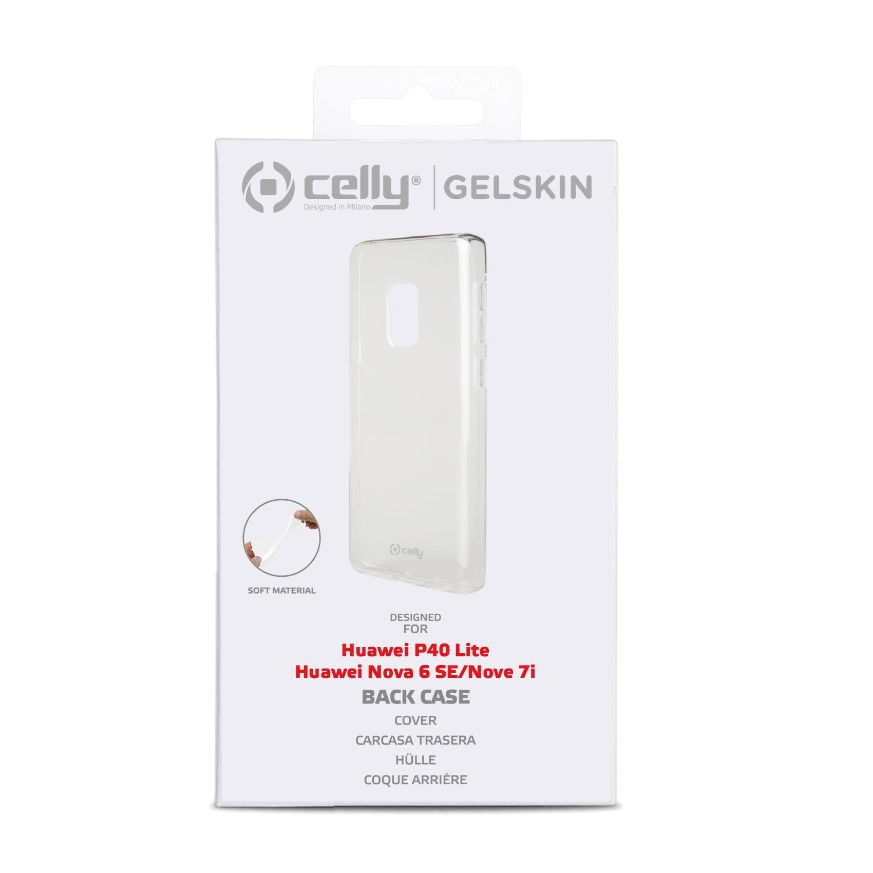 Case Celly Huawei P40 Lite Nova 6 Se Nova 7i Cover Tpu Trasparent Gelskin911