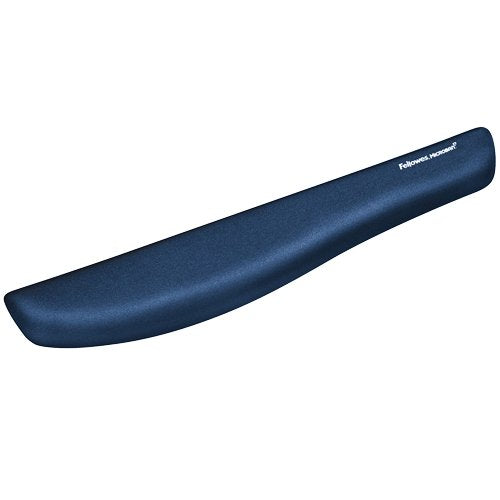 Fellowes 9287402 Descansa Muñecas Tela, Espuma Azul