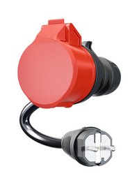 EAN 9120087411467 - go-e CH-04-30 base múltiple 0,3 m 1 salidas AC Interior Negro, Rojo imagen 3