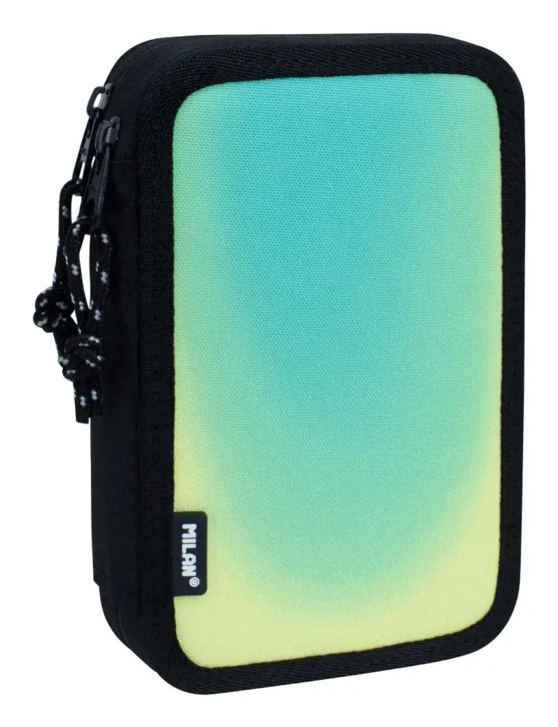 EAN 8411574097860 - Milan 081264SNK1GR caja de lápices Estuche suave Poliéster Negro, Verde imagen 1