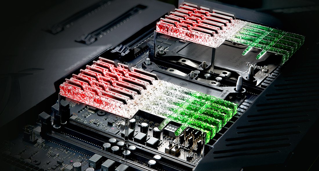 Memoria Ram G.Skill Trident Z Royal F4-4000c18d-32gtrs Module 32 Gb 2 X 16 Gb Ddr4 4000 Mhz