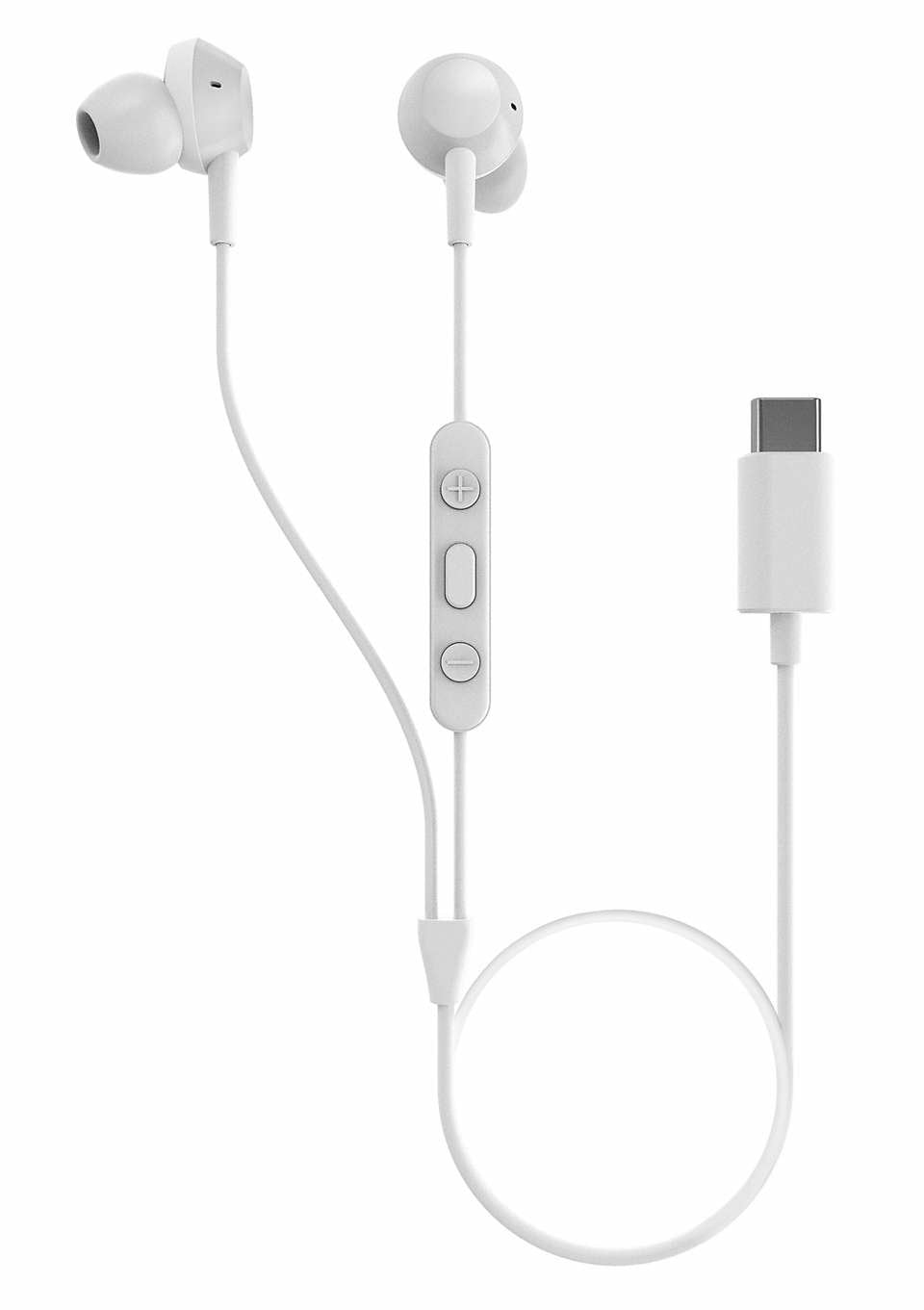 EAN 4895229132917 - Philips TAE5008WT/00 auricular y casco Auriculares Alámbrico Dentro de oído Llamadas/Música USB Tipo C Bl imagen 5