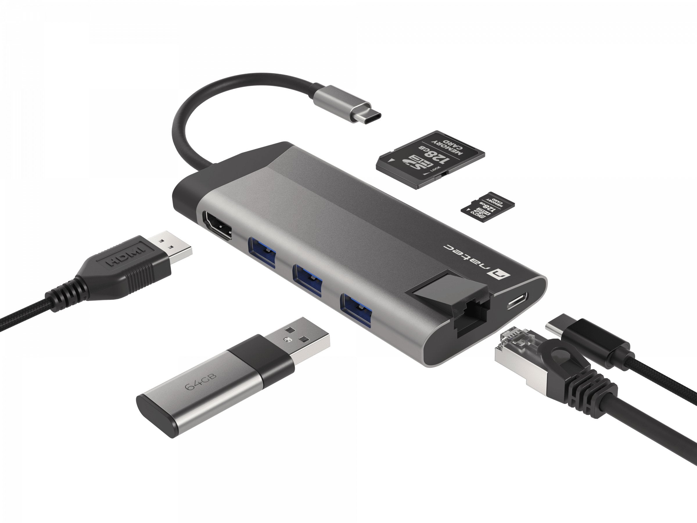EAN 5901969426601 - NATEC Fowler Plus USB Tipo C Negro, Gris imagen 2
