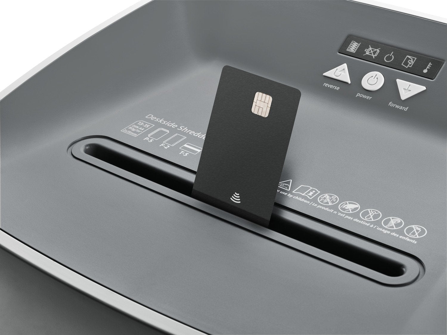 Dahle Deskside 504p Destructora De Papel Manual - Microcorte P-5 - Destruye Hasta 15 Hojas - Capacidad De La Papelera