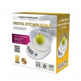 EAN 5901299955086 - Esperanza EKS007 báscula de cocina Blanco Encimera Báscula electrónica de cocina imagen 3