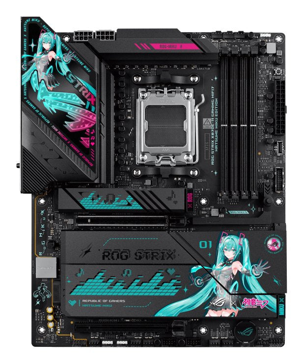 Asus Rog Strix X870e-H Gaming Hatsune Miku Edition (Negro) 90mb1ma0-M0eay0