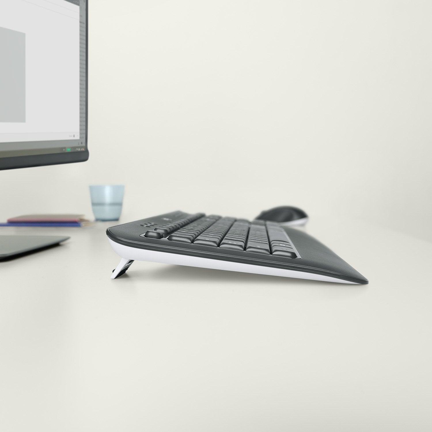 Logitech Mk540 Rf Wireless Azerty Belgisch Schwarz - Weiss