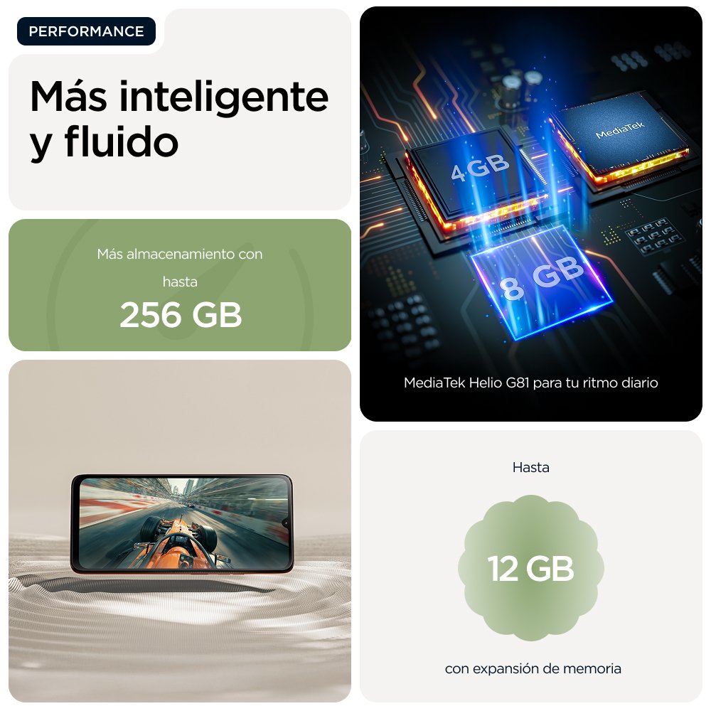 EAN 840493605289 - Motorola moto g06 17,5 cm (6.88") SIM doble Android 15 4G USB Tipo C 4 GB 256 GB 5200 mAh Verde imagen 14