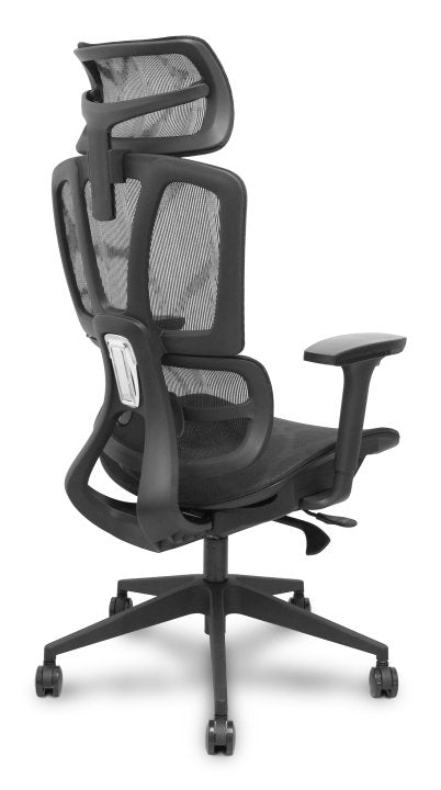 Piqueras Y Crespo Forol Silla Pro537 Traslack Malla Negra Brazos 3d Ruedas Nailon 60 Mm