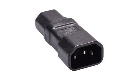 Microconnect Pea1415 Cambiador De Género Para Cable C14 C15 Negro