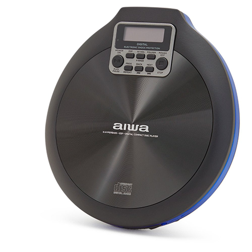 EAN 8435256898095 - Aiwa PCD-810BL reproductor de CD Negro, Azul Reproductor de CD portátil imagen 1