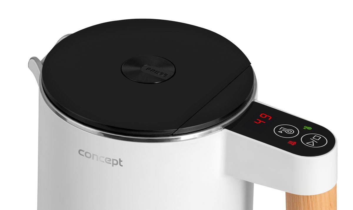 EAN 8595631010402 - Concept RK3300 tetera eléctrica 1,5 L 2200 W Blanco imagen 3