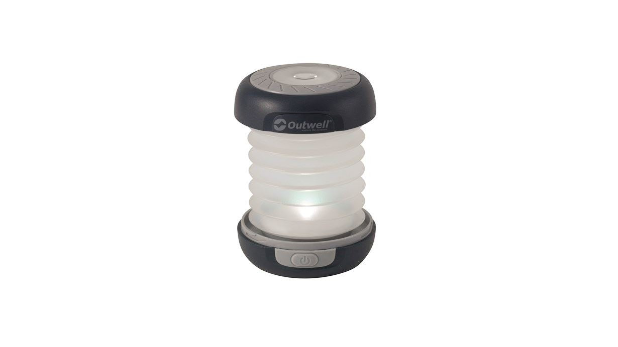 Outwell 651068 Lámpara De Suelo Para Exterior Led 1 W Negro, Blanco