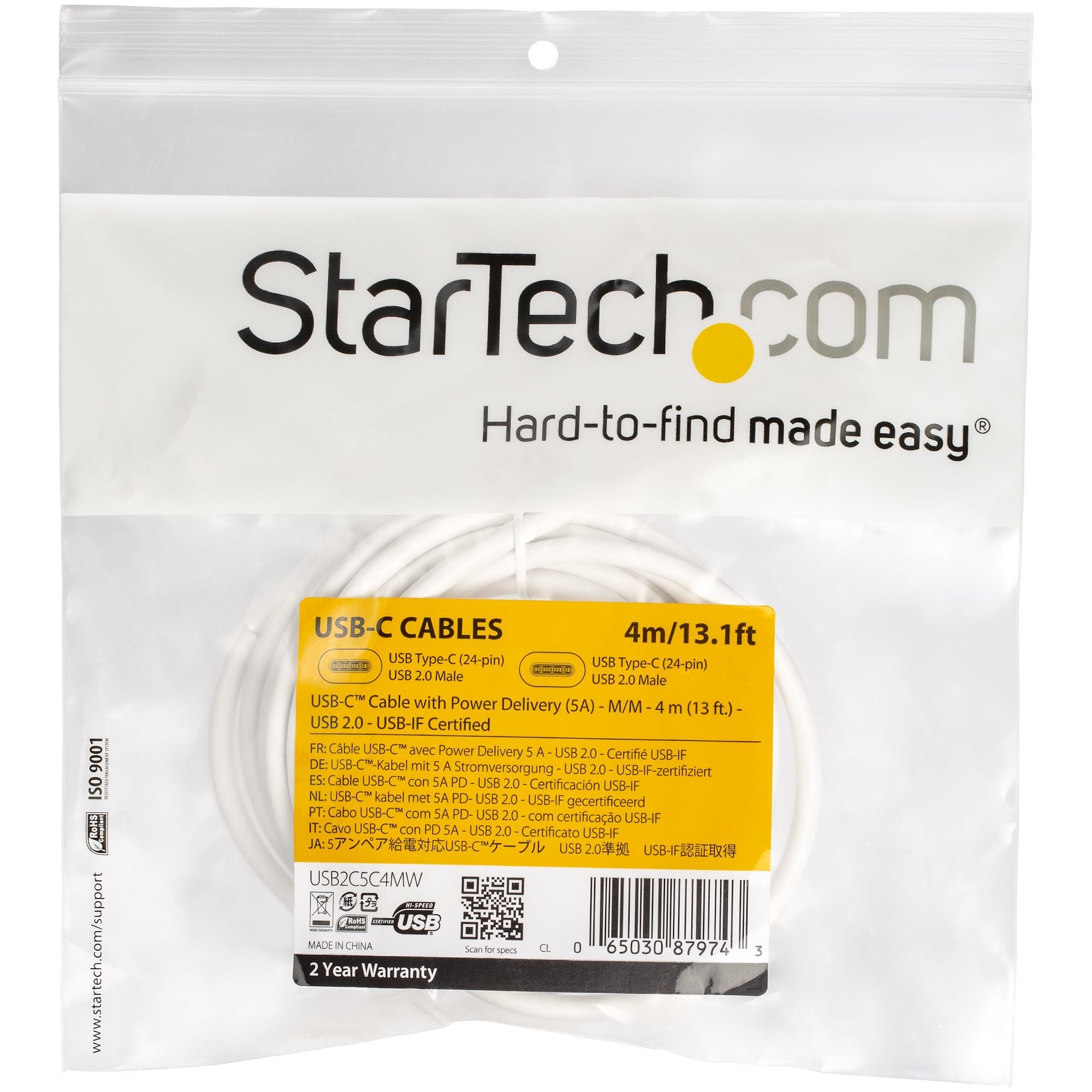 EAN 0065030879743 - StarTech.com USB2C5C4MW cable USB USB 3.2 Gen 1 (3.1 Gen 1) imagen 5