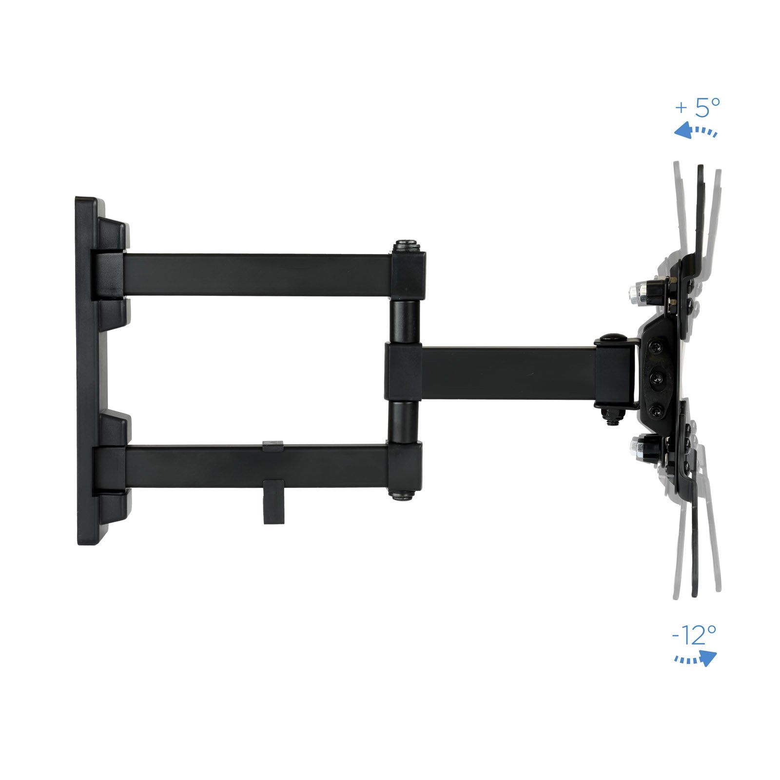 Tooq Soporte De Pared Con Brazo Articulado Para Tv De 13"-42" - Giratorio E Inclinable - Gestion De Cables - Peso Max