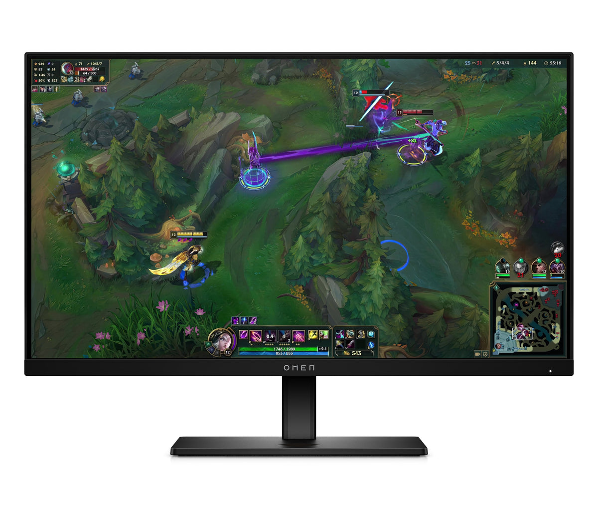 Monitor Hp Omen 25 24,5" Fhd 360hz 1ms Ips Displayhdr400 G-Sync Rgb Altura Ajustable Gamer Pro