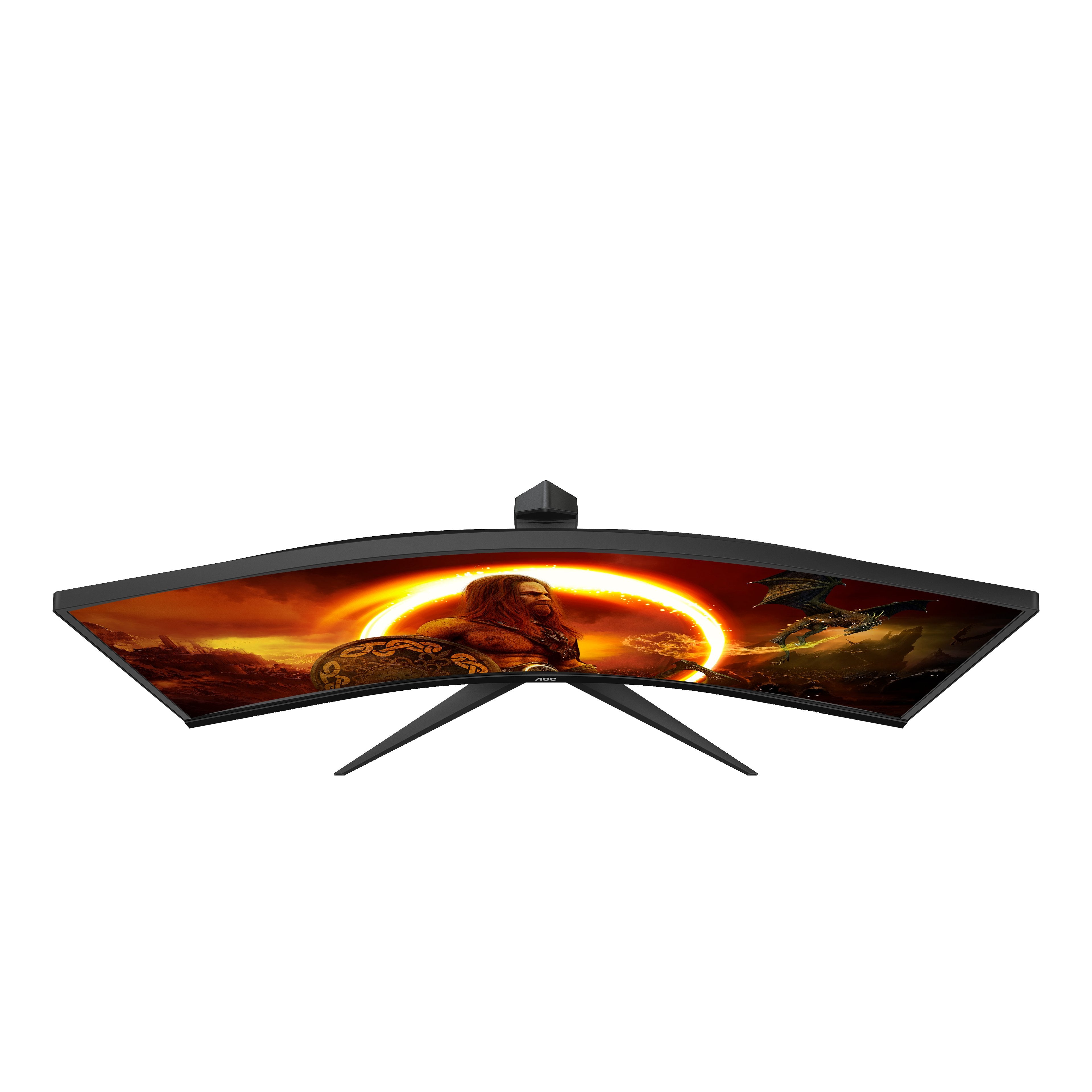 EAN 4038986117005 - AOC G2 CU34G2X/BK pantalla para PC 86,4 cm (34") 3440 x 1440 Pixeles Quad HD LED Negro, Rojo imagen 7