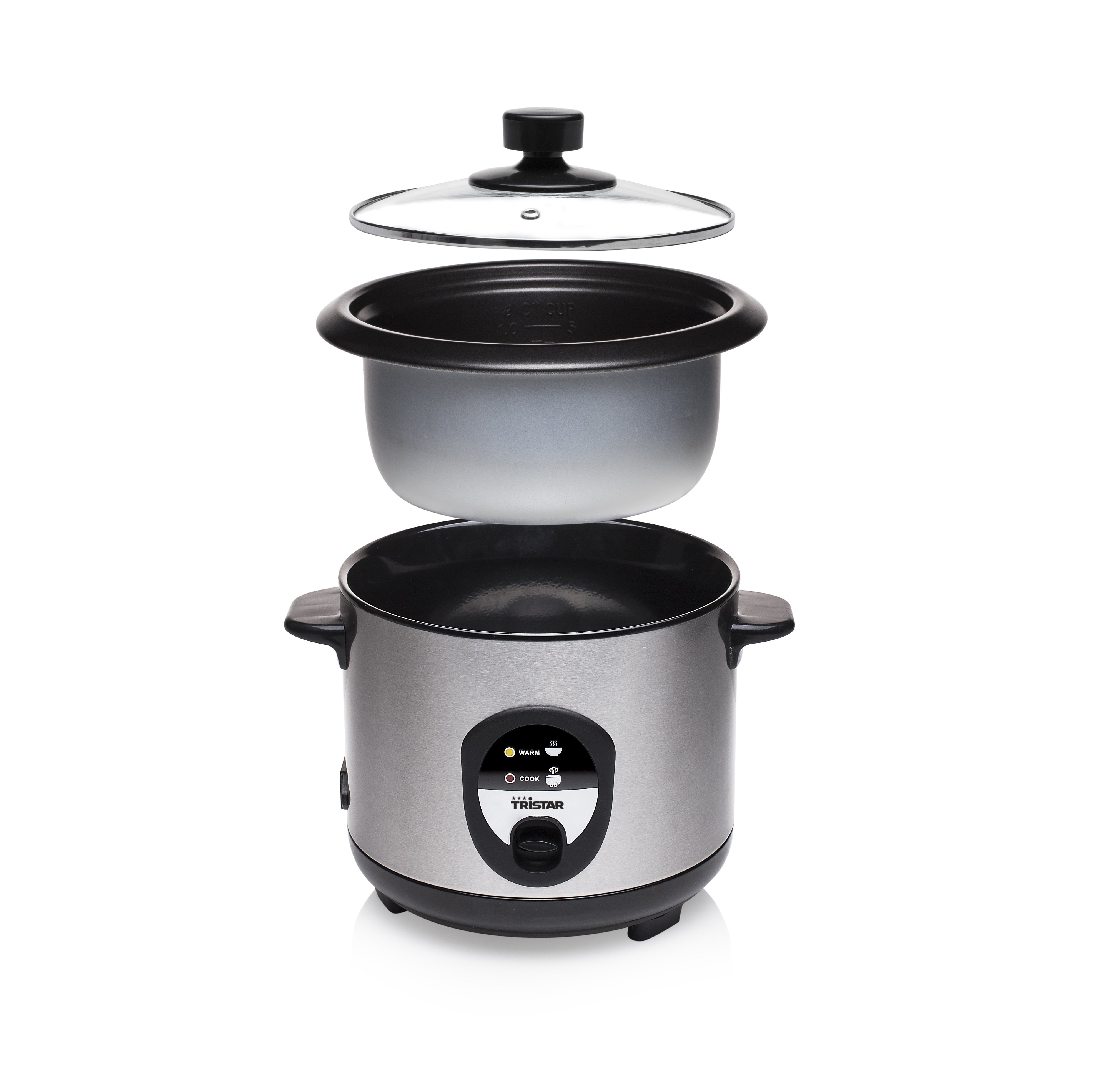 EAN 8713016009906 - Tristar RK-6126 arrocera 1 L 400 W Negro, Acero inoxidable imagen 2