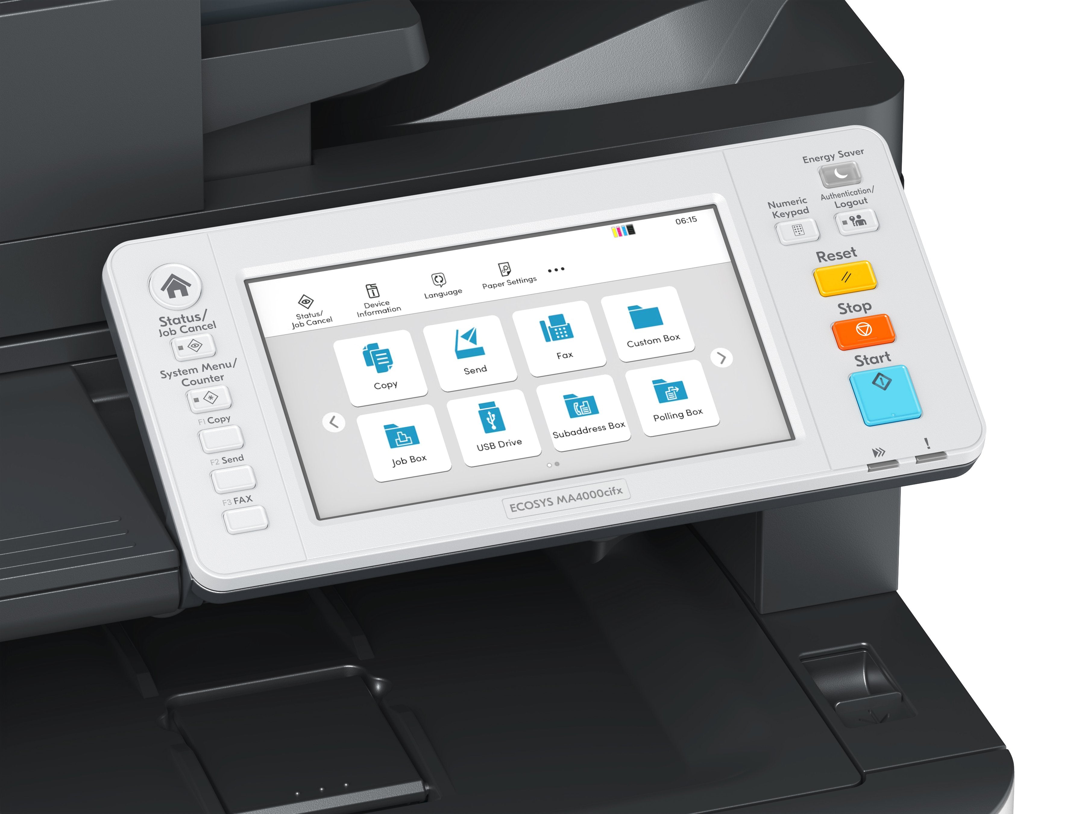 Kyocera Ecosys Ma4000cifx, Impresora Multifunción Gris/Negro, Usb, Lan, Escanear, Copiar, Fax, Hypas