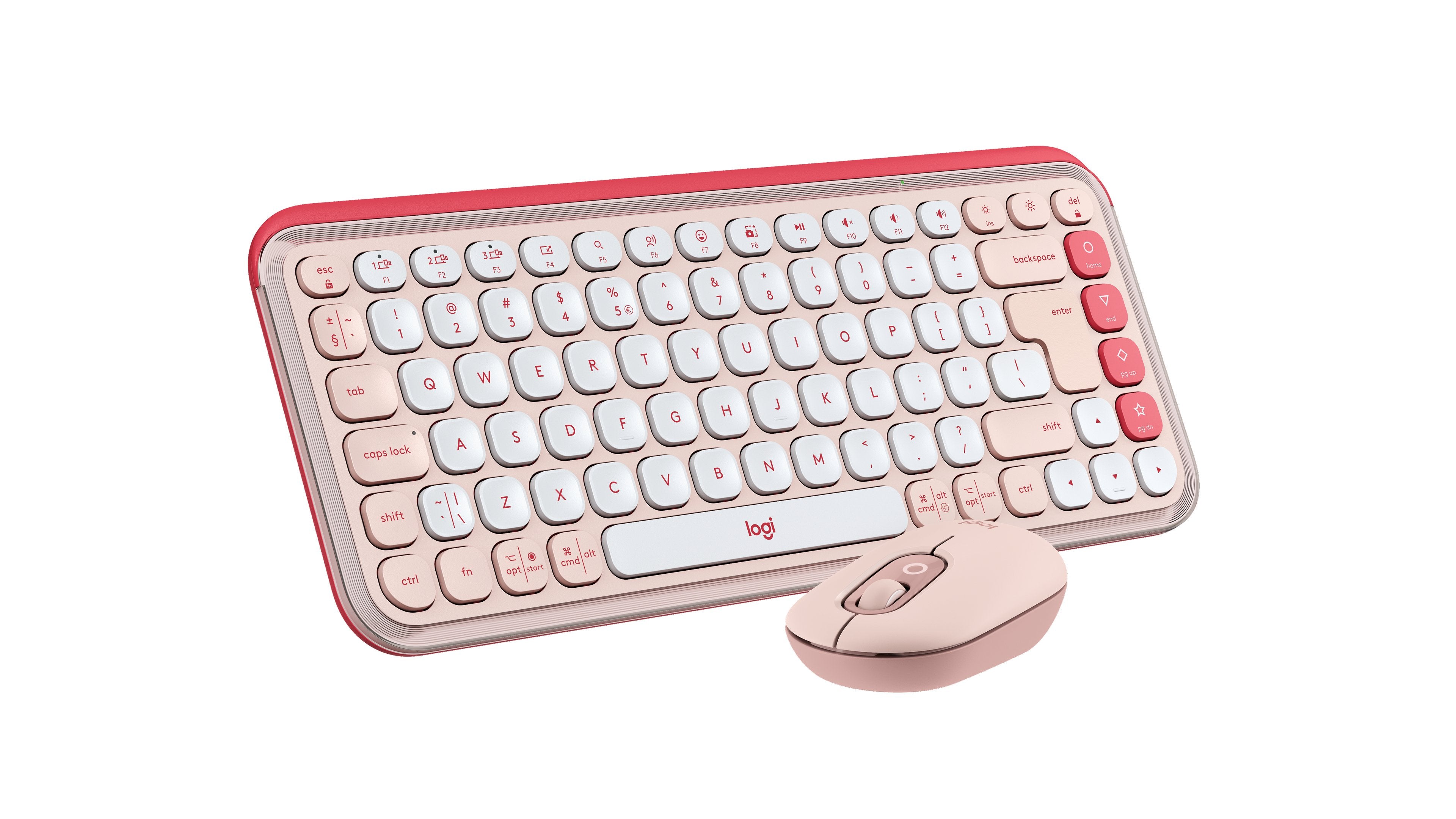 EAN 5099206127876 - Logitech 920-013142 teclado Ratón incluido Universal Bluetooth QWERTY Internacional de EE.UU. Rosa imagen 4