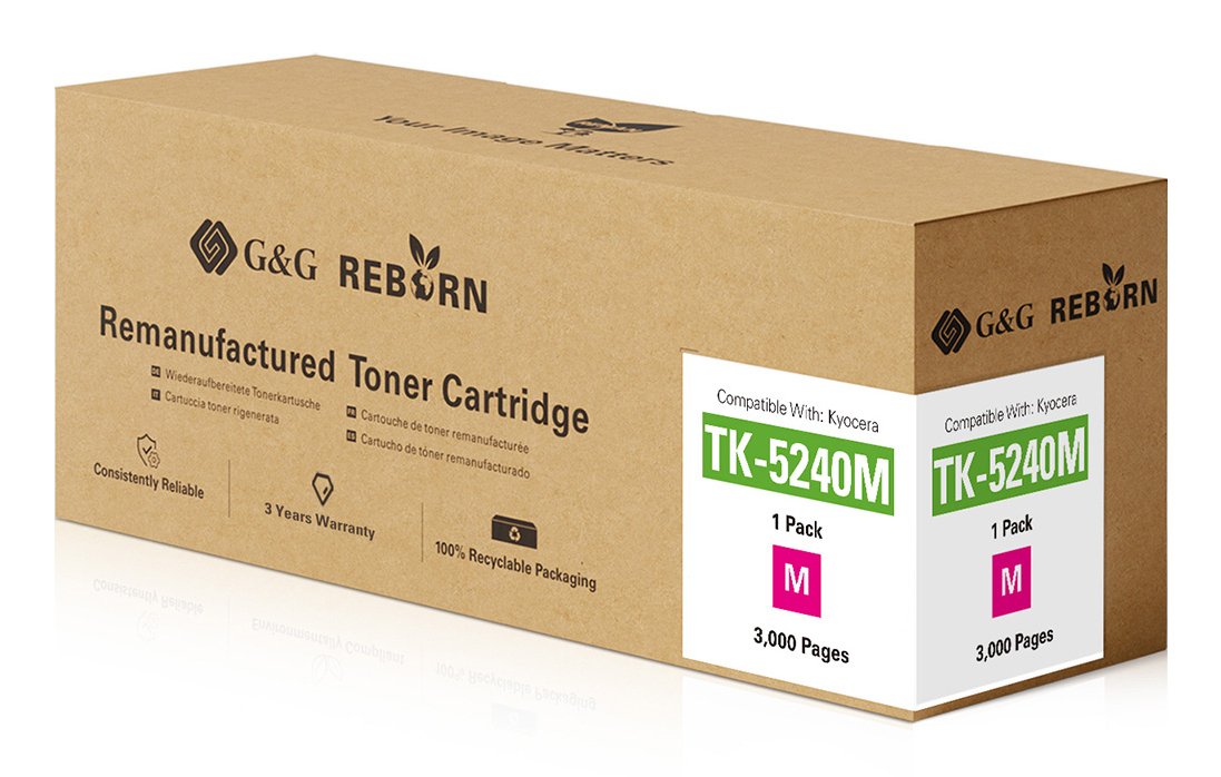 G&G Reborn-Toner Compatible Con Kyocera Tk-5240m