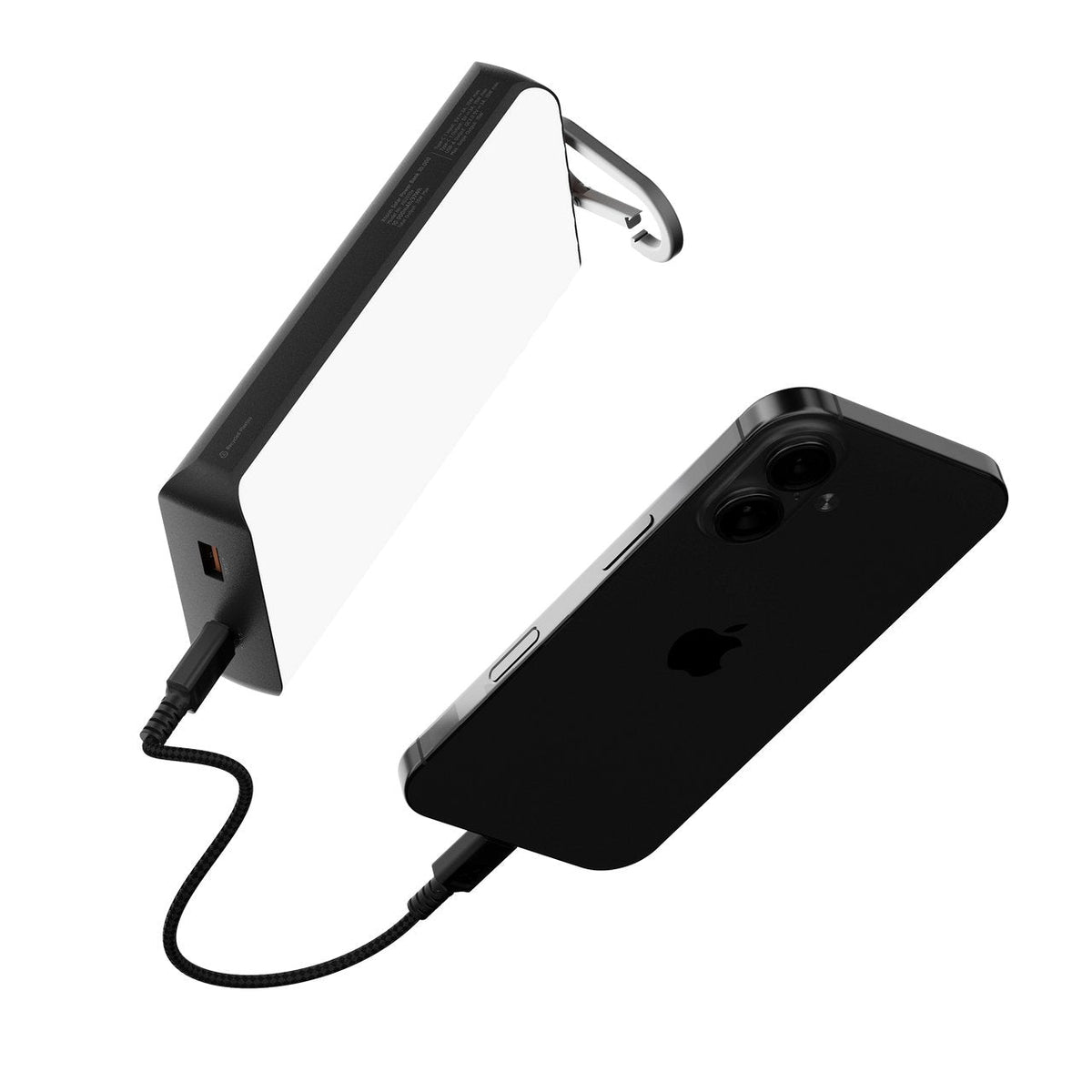 Xtorm 15w Go2 Solar Power Bank 10.000 Mah Incluye 1.0w Solarpanel, Integrierter Lámpara Y Karabiner, 15w Fastcharge