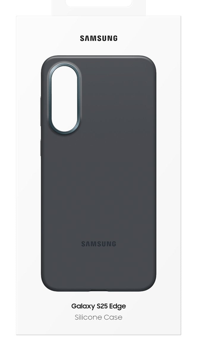 Samsung Silicone Case Galaxy S25 Edge Schwarz